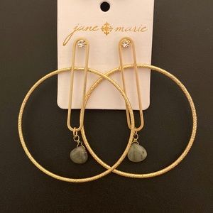 Jane Marie Gold Hoop Earrings